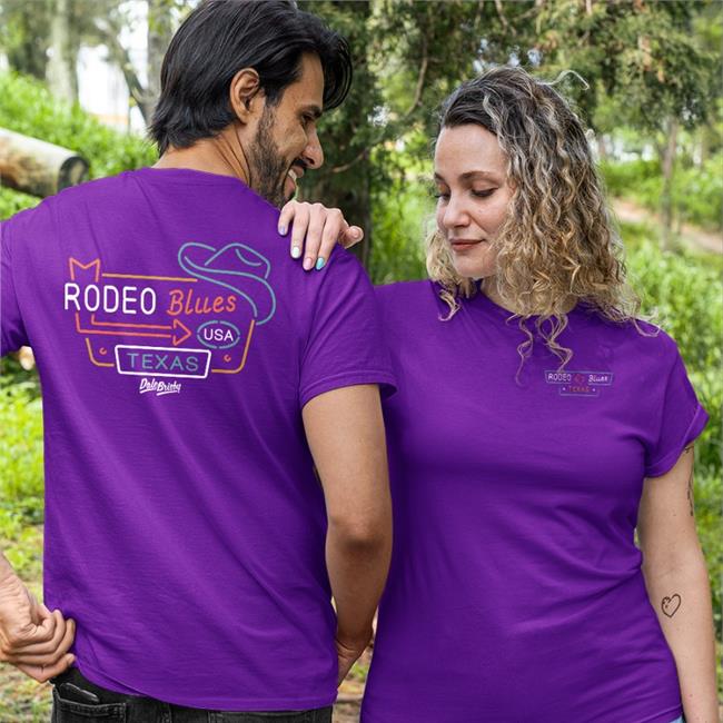 Dale Brisby Rodeo Blues Neon T Shirts