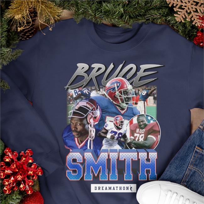 Dreamathon Merch Bruce Smith Dreamathon Shirt B Smith Buffalo Dreams Shirt
