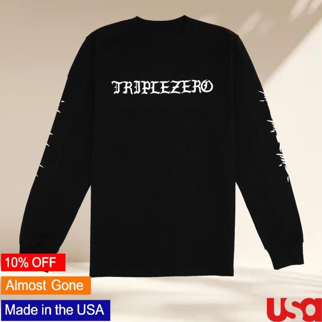 Triplezero Barbed Zip Up Hooded Sweatshirt