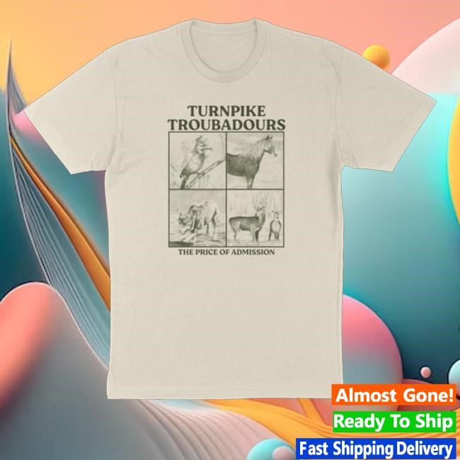 Turnpike Troubadours Merch Store Wildlife Tee Turnpike Troubadours The Price Of Admission