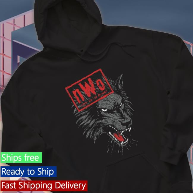 Nwo Fathead Wolfpac Removable Superstar Tee