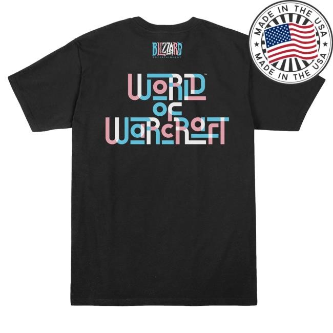 Official Blizzard Gear Merch World Of Warcraft Pride Black Funny Shirt