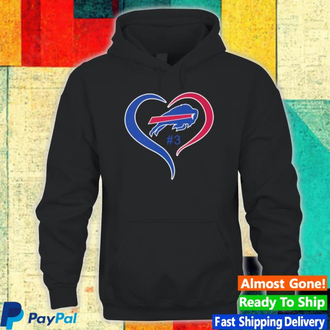 Heart Buffalo Bills #3 Damar Hamlin T- shirt Heart Buffalo Bills #3 Damar Hamlin tee shirt