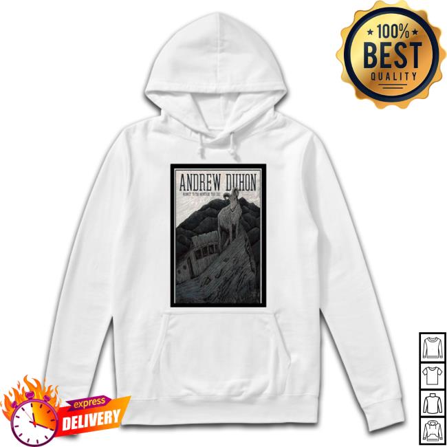 Poster For Andrew Duhon Midwest To The Mountains Tour 2023 shirt