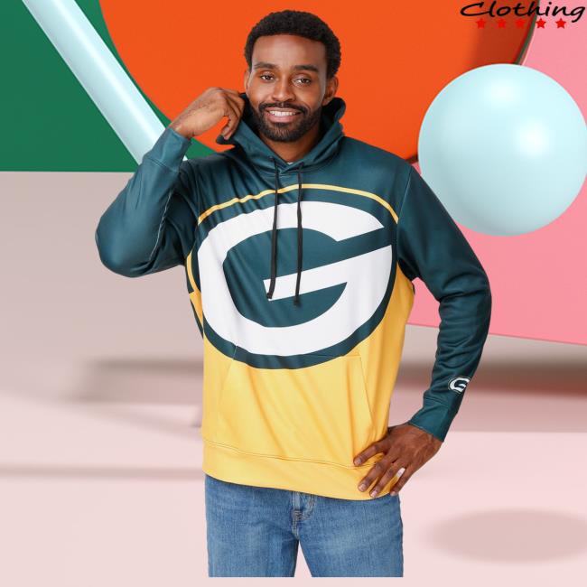 Official Foco Merch Store Shop Foco Green Bay Packers Bold Logo Sweatshirts Foco Apparel Clothing