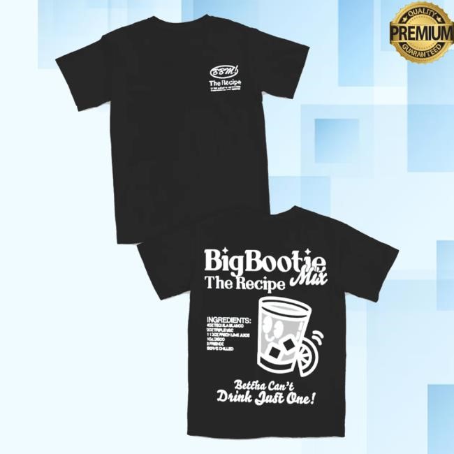 Two Friends Music Big Bootie Mix Recipe T Shirts
