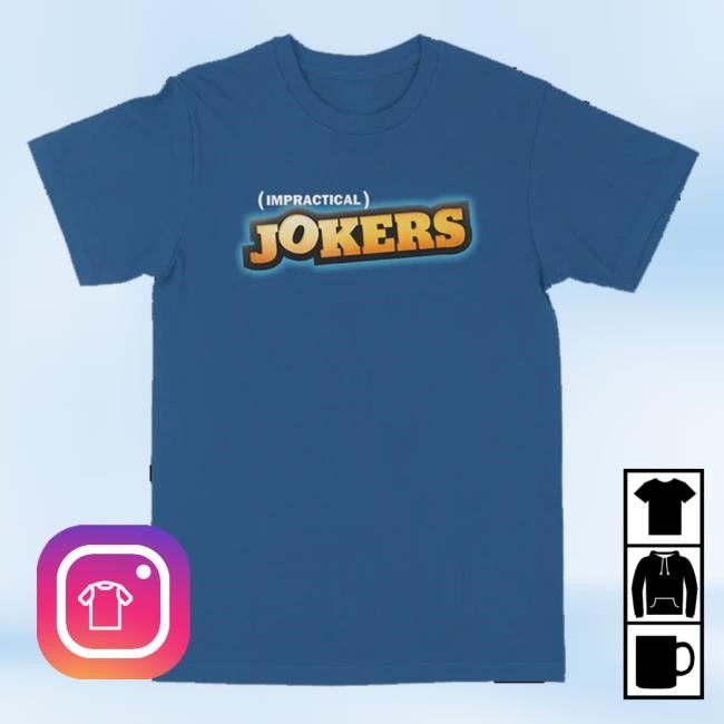 Impractical Jokers Store Merch Blue Logo Tee