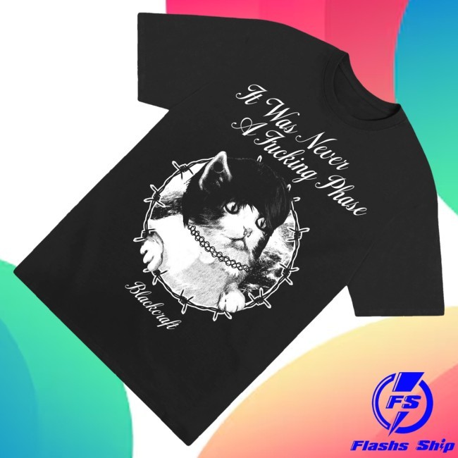 Official Blackcraft Cult Merch Never A Phase Cat Tee Shirt