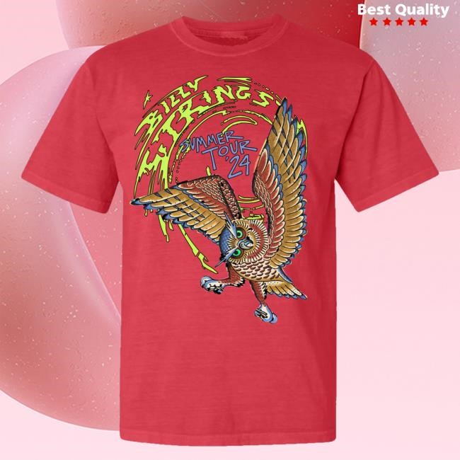 Official Billy Strings Store Merch Red Owl Sweatshirt