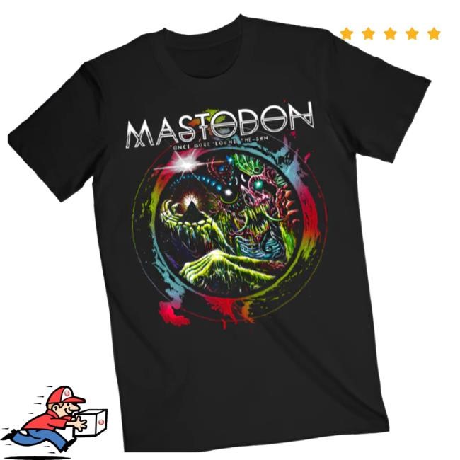 Official Mastodon Rocks Merch Once More 'Round The Sun Black Hole Funny Shirt
