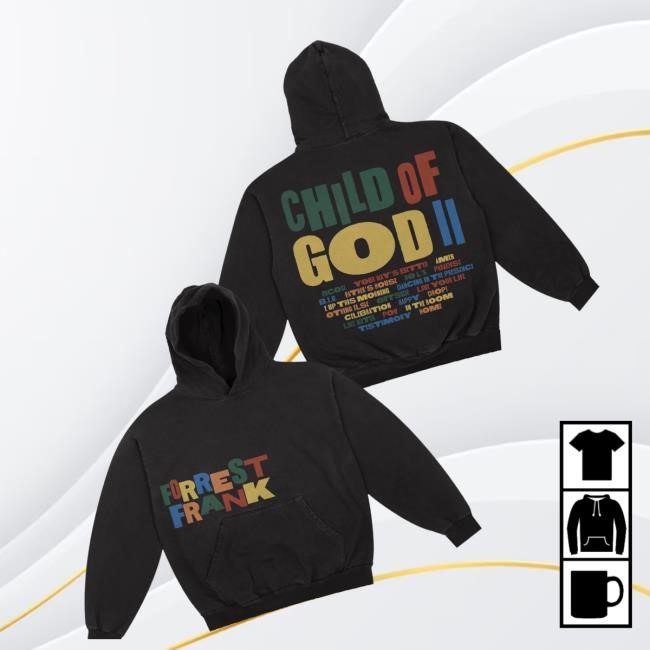 Official Child Of God Ii Tracklist Black New Shirt