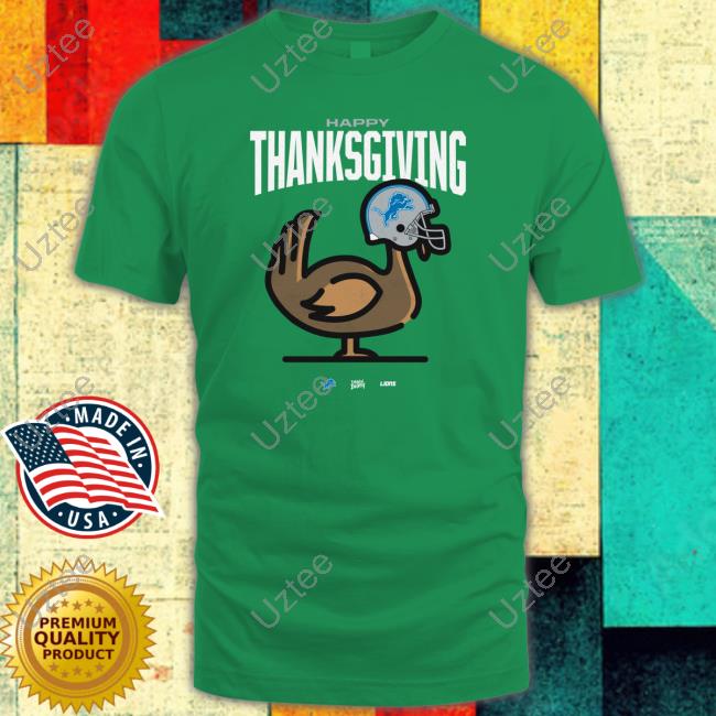 Detroit Lions Happy Thanksgiving Sweatshirt