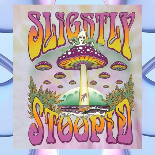 Official Slightly Stoopid Merch Mushroom Ufo Desert Rose Tie Dye Hoodie Sweatshirt