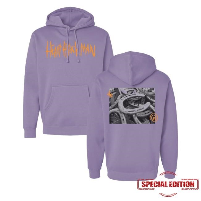 Heart Attack Man Merch Store Horseshoe Purple Shirts