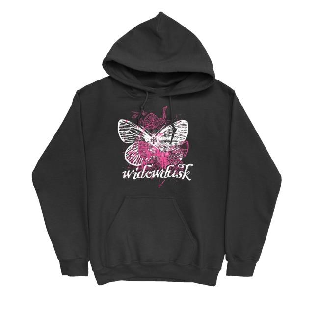 Widowdusk Butterfly Hooded Sweatshirt Widowdusk Store