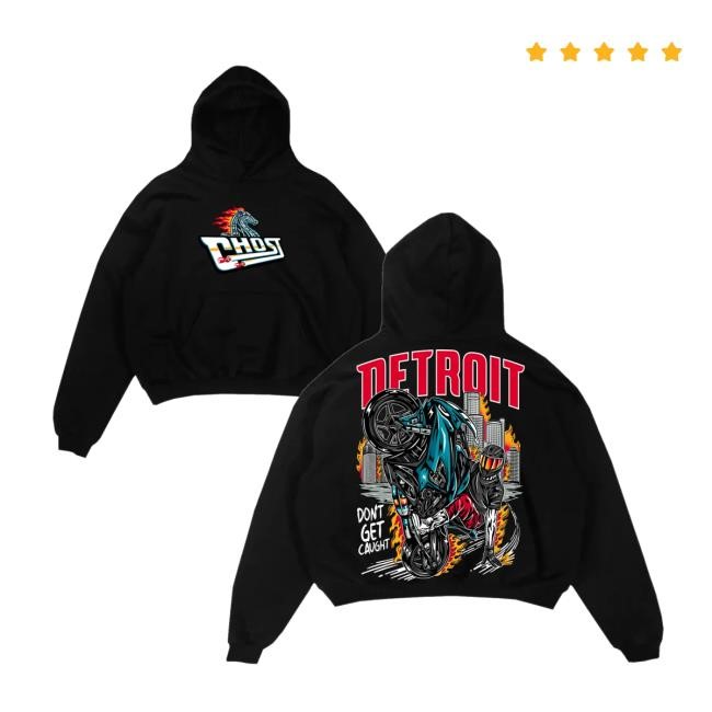 Official Merch Store Shop Racing Merch Ghost Pistons Hoodie Sweatshirt