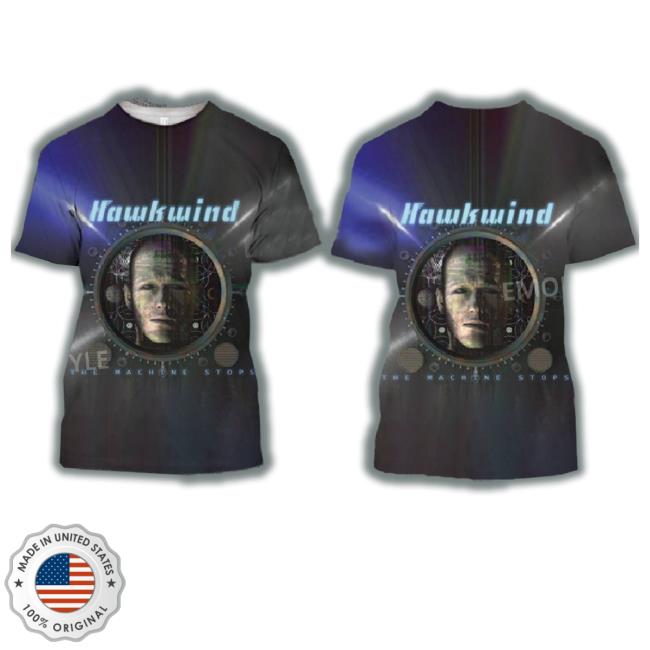 Hawkwind The Machine Stops Album Cover 3D Classic Shirt