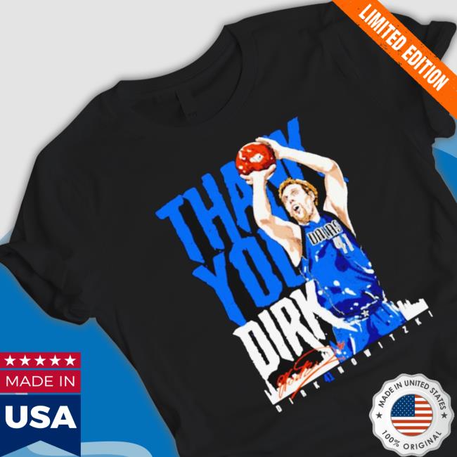 Official Thank You Dirk Gift Idea Luka Dirk Mavericks Tee