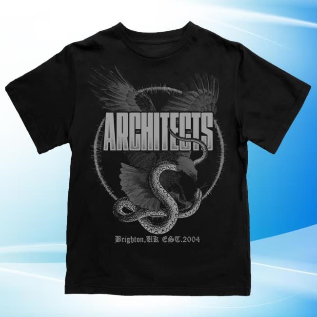 Architects Merch Snake Eagle Black Shirts