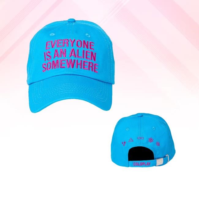 Coldplay Merch Everyone Is An Alien Somewhere Hat