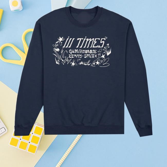 Pdoomrecords Merch Ill Times Navy Sweatshirt