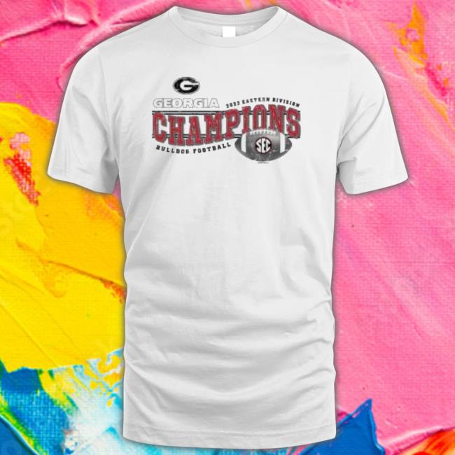 Men’S Georgia Bulldogs Football 2022 Sec World Eastern Division Champions Shirt Men’S Georgia Bulldogs Football 2022 Sec World Eastern Division Champions shirt