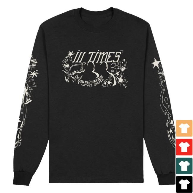 Pdoomrecords Merch Store Gum Ambrose Ill Times Black Long Sleeve Tee Shirt