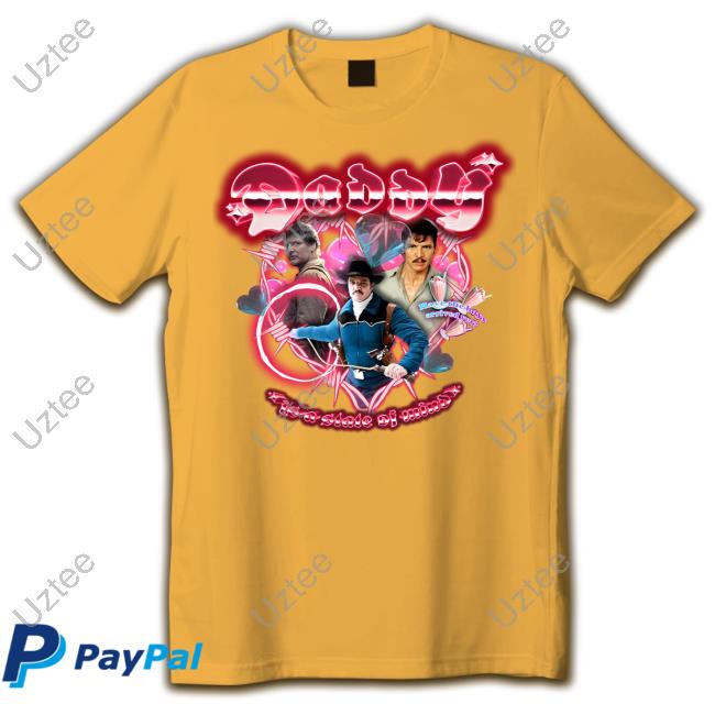 Pedro Pascal Daddy State Of Mind Heart Throb Hoodied Sweatshirt Bakasukamu
