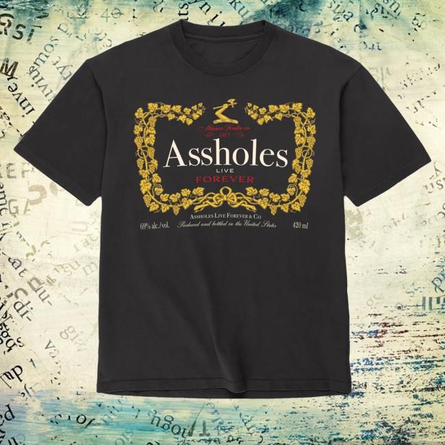 Official Assholes Live Forever Alf Henny Tee Shirt