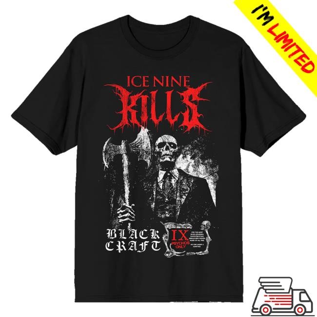 Ice Nine Kills Merch Store Ink Skeleton Corpses Crewneck Sweatshirt
