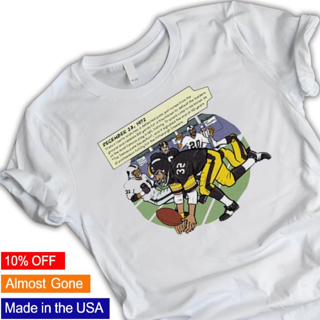 Franco Harris December 23 1972 Shirt