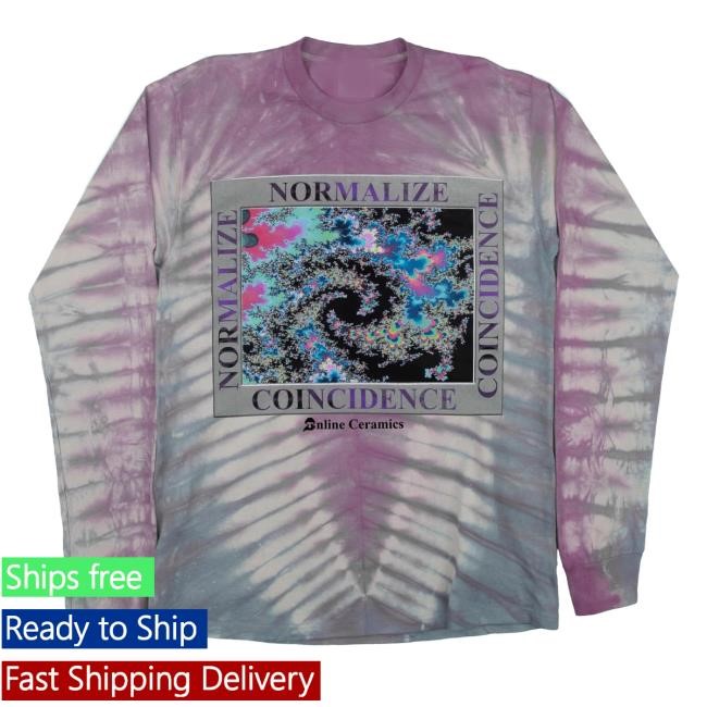 Online Ceramics Merch Shop Store Official Normalize Coincidence Hand Dyed Hooded Sweatshirt