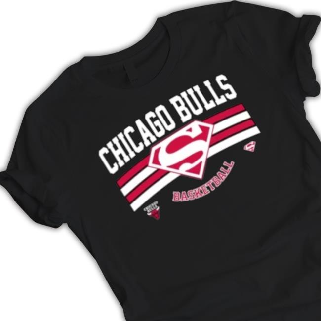 Chicago Bulls Dc Superman Basketball Graphic 2023 Sweater