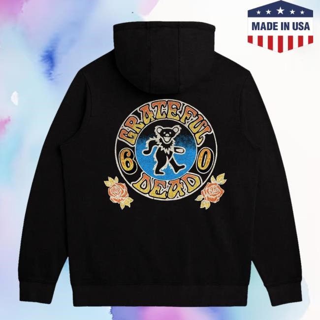 Official Grateful Dead 60Th X Tgr Dancing Bear Tee