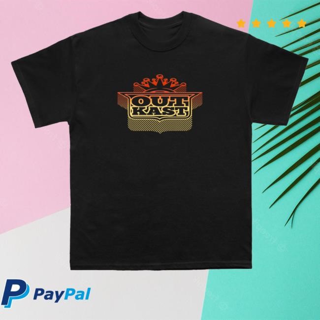 Outkast Merch Shop Store Gold Dot Logo Black Tee