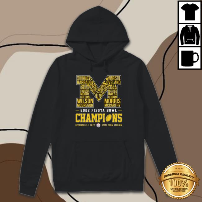 Michigan Wolverines 2022 Fiesta Bowl Champions 2022 T-shirt Michigan Wolverines 2022 Fiesta Bowl Champions 2022 Classic Shirt