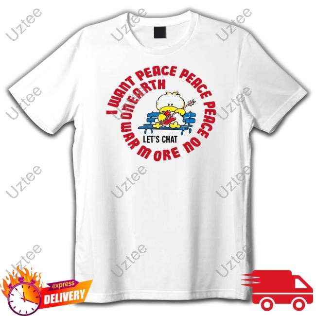 80S I Want Peace Peace Peace Tee