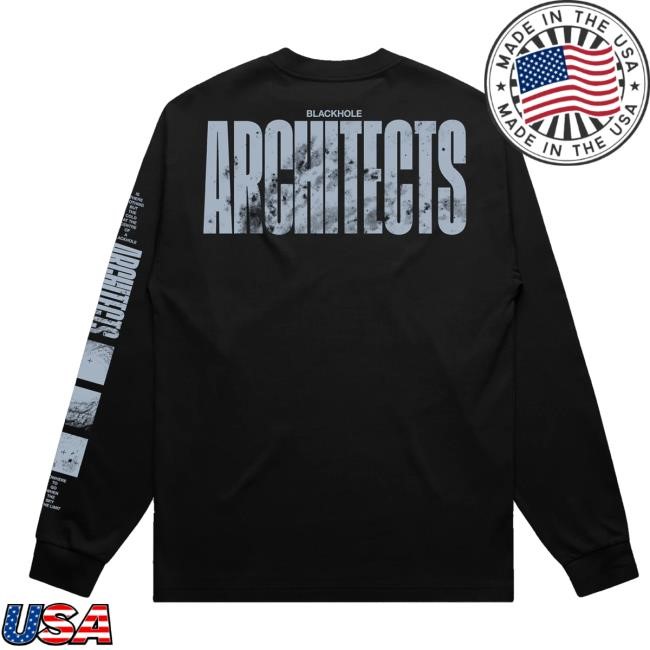 Original Architect Official Merch Store Blackhole Nowhere To Go Black Longsleeve Long Sleeve Shirt
