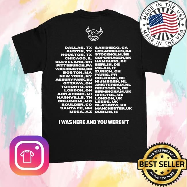 Manhead Merch Shop Store Official Joey Valence & Brae Stacked 2024 Tour Sweatshirt