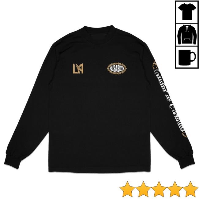 Lafc Los Angeles X Paisaboys Merch Estrella Zip Up Hooded Sweatshirt