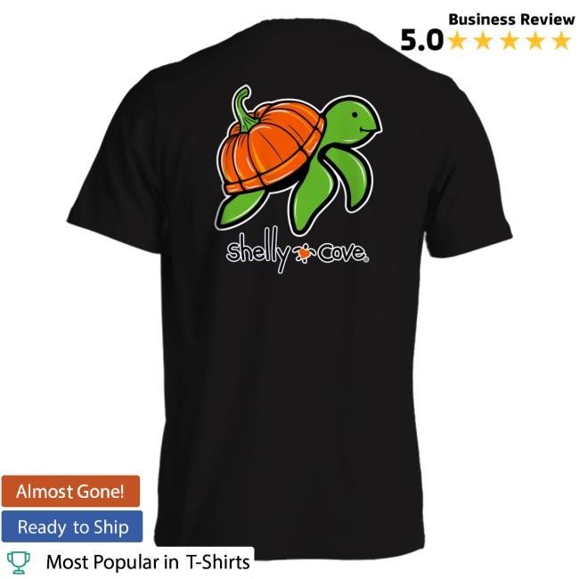 Shelly Cove Pumpkin Turtle Hoodie Sweatshirt