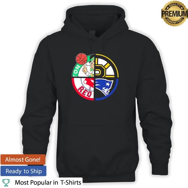 Boston Celtics Boston Bruins Boston Red Sox New England Patriots Sports Quad Logo 2023 T-Shirt Boston Celtics Boston Bruins Boston Red Sox New England Patriots Sports Quad Logo 2023 shirt, hoodie, tank top, sweater and long sleeve t-shirt