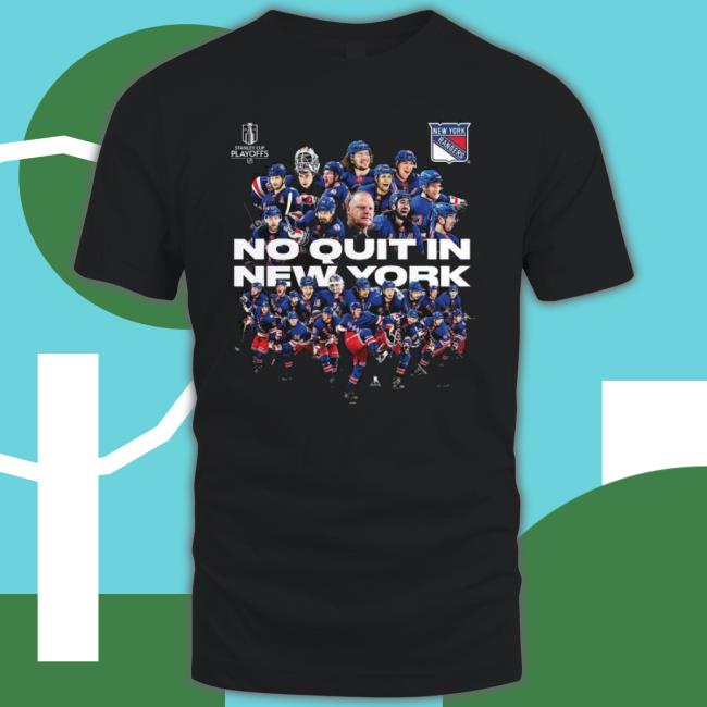 New York Rangers No Quit Team Photo shirt