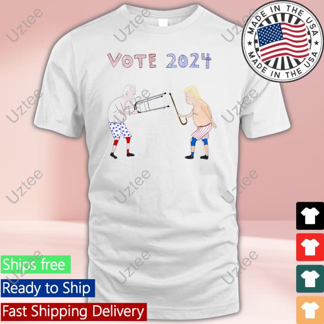 Unfortunate Portrait Vote 2024 Biden And Trump Long Sleeve
