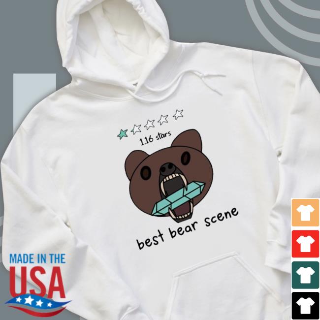 Official 1.16 Stars Best Bear Scene Crewneck Sweatshirt Official 1.16 Stars Best Bear Scene Sweatshirt