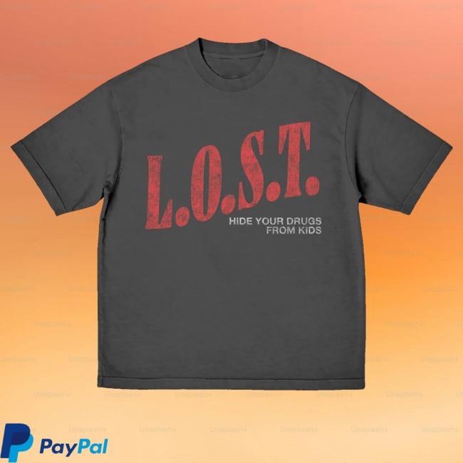Machine Gun Kelly Store Merch Lost Americana Hide Tee Shirt