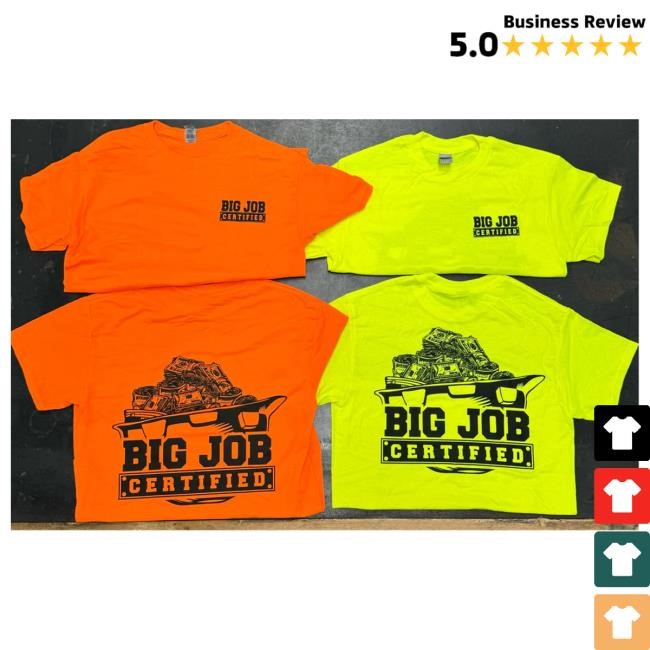 Ricky And The Boss Merch Store Big Job Certified Funny Shirt