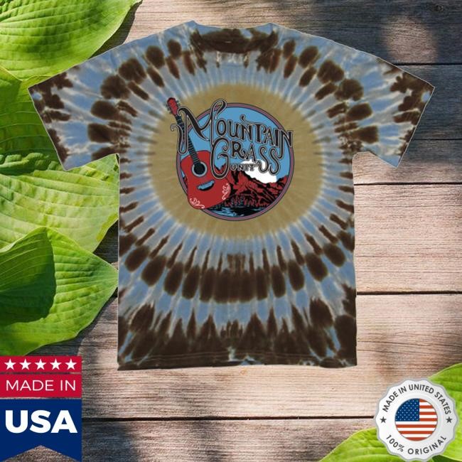 Mountain Guitar Logo Tie-Dye Shirts Mountain Grass Unit Merch Store