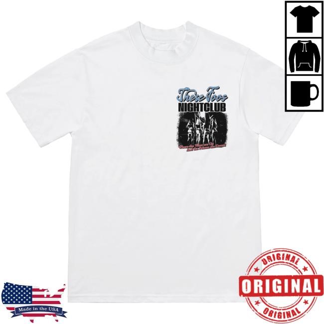 Official These Foos Merch These Foos Club Tee White Funny Shirt