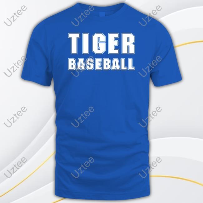 Larry Ragland Wearing Tiger Baseball Tee